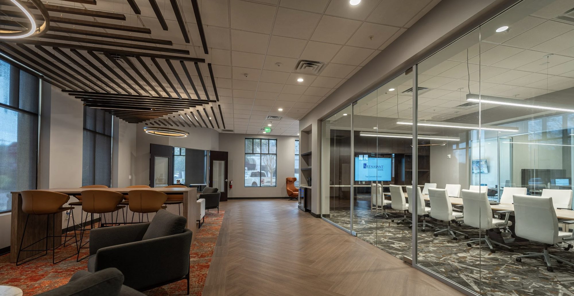 Commercial office furniture installation by Southeast Furniture Solutions, Jacksonville FL