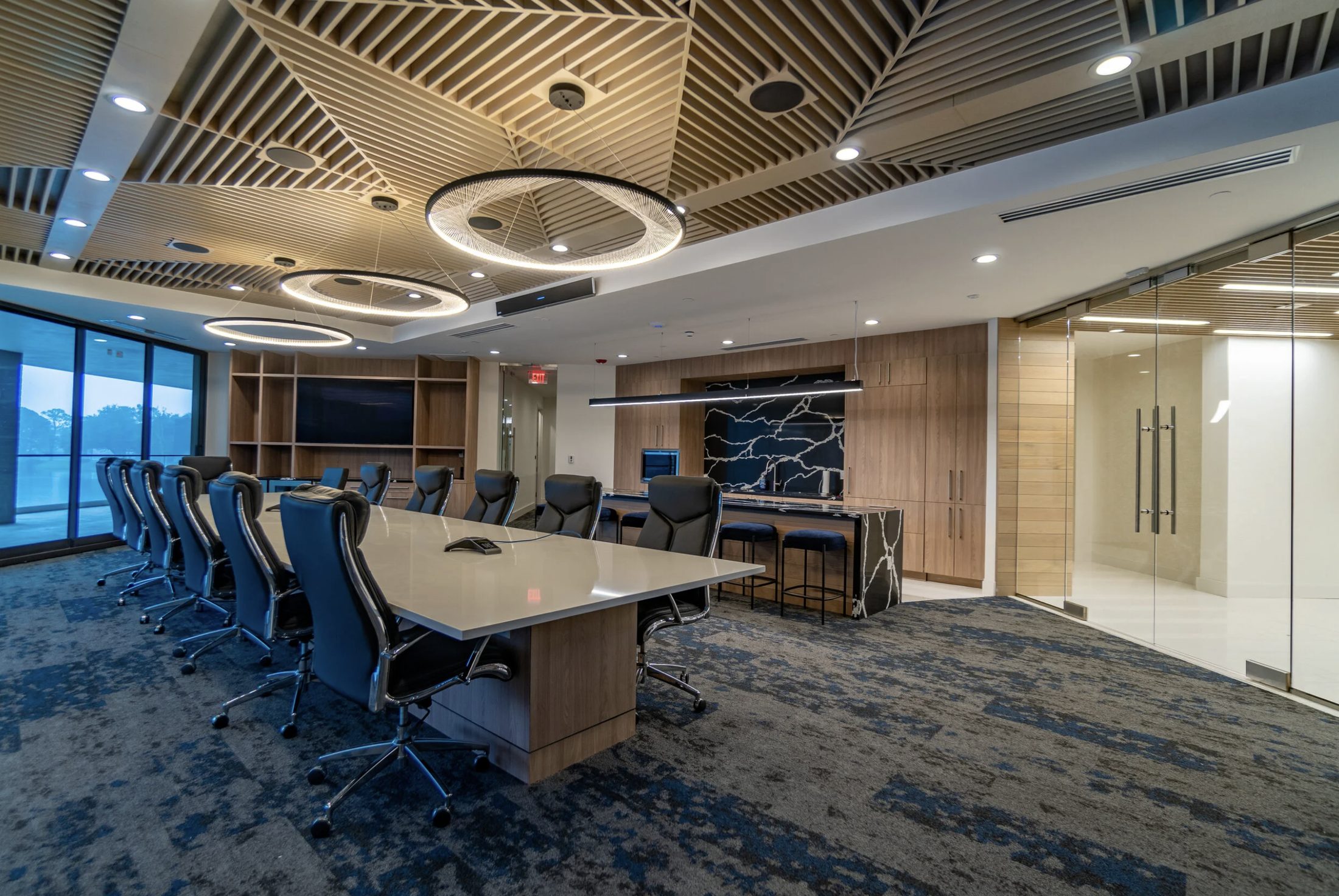 Commercial office furniture and lounge in a Jacksonville, FL workplace